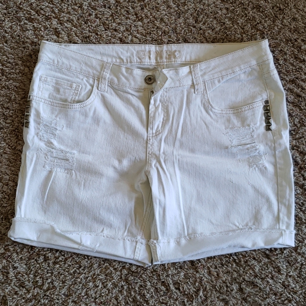 White Bongo shorts